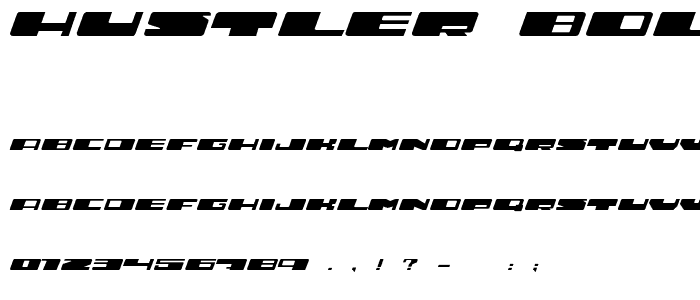 Hustler Bold font